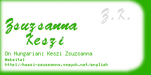 zsuzsanna keszi business card